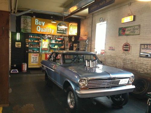 1962 1963 1964 1965 Nickey Bill Thomas Chevy Nova Funny Car Gasser Hot Rod, image 22