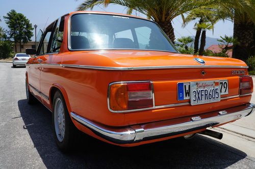 1975 BMW 2002 Original inka orange California car, image 20