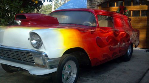 1956 chevy 2 door sedan delivery clone