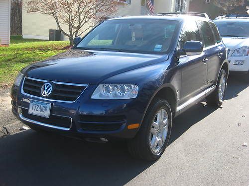 !!!!! 2005 volkswagen touareg 4.2 v8 nav heated tan leather loaded title in hand