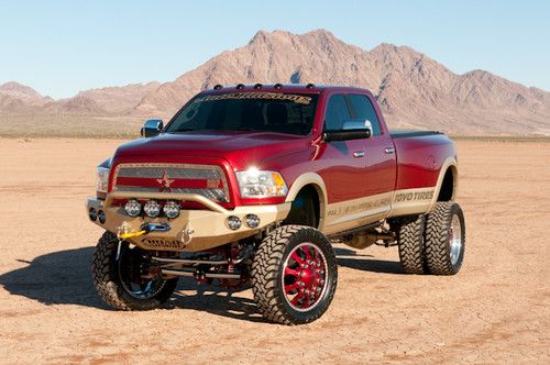 2011 dodge ram 3500 dually kelderman lifted h&amp;s tuned diesel sema vehicle