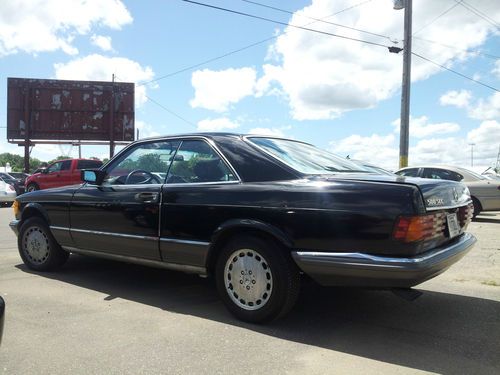 1984 Mercedes Benz 500SEC Black Collector, image 2