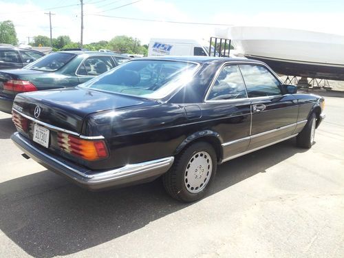 1984 Mercedes Benz 500SEC Black Collector, image 4
