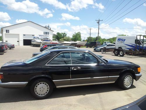 1984 Mercedes Benz 500SEC Black Collector, image 5