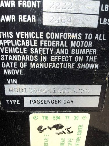 1984 Mercedes Benz 500SEC Black Collector, image 22