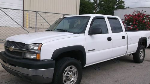 2004 chevy silverdao 2500hd 4x4 auto 6.0l vortec low miles crew cab long bed