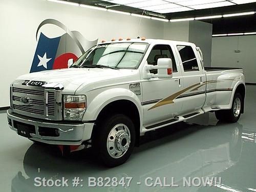 2008 ford f-450 crew 4x4 diesel classy chassis nav 44k texas direct auto