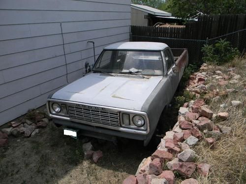 1977 dodge pickup truck tommy lift runs but needs work 6cyl 3sp project or parts