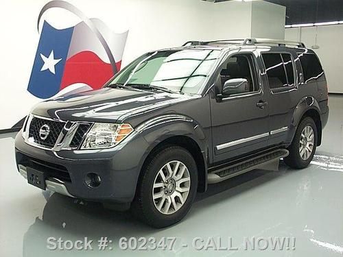 2011 nissan pathfinder le 7pass sunroof rear cam 36k mi texas direct auto