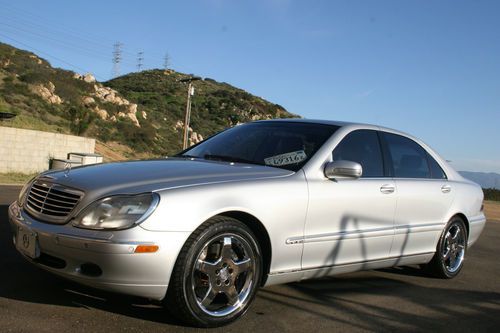 2001 mercedes-benz s600 sedan 4-door 5.8l v12 very clean 113k