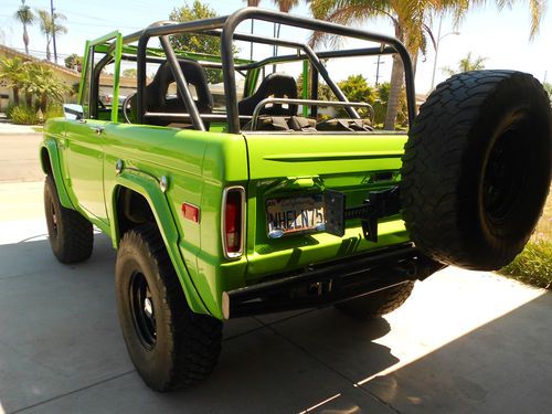 1975 Ford Bronco V8, Stick, 4x4, Lifted, Flowmasters, Prisinte Califonia Bronco!, image 3
