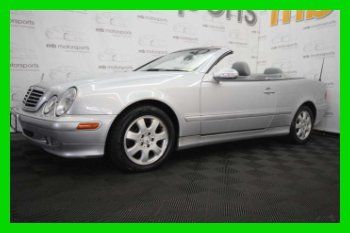 2003 mercedes-benz clk320 convertible 81k miles clean carfax heated seats