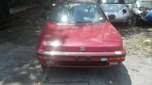 1989 Honda Prelude Fire Engine RED Mechanic Special, US $1,900.00, image 3