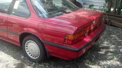 1989 Honda Prelude Fire Engine RED Mechanic Special, US $1,900.00, image 5