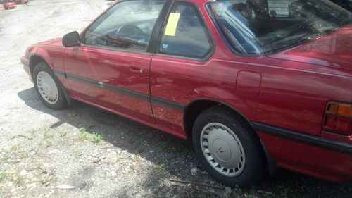 1989 Honda Prelude Fire Engine RED Mechanic Special, US $1,900.00, image 6