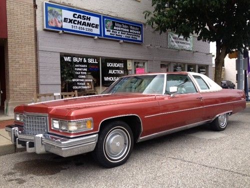 1976 cadillac deville base coupe 2-door 8.2l 500ci - 42,000 actual miles-1owner