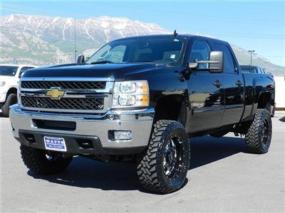 Crew cab ltz 4x4 duramax diesel allison leather z71 custom lift wheels tires new