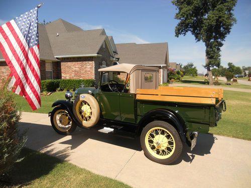 1929 ford model a open cab pickup  ( very nice )