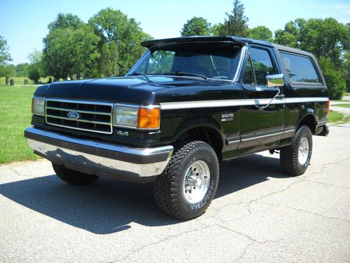 1990 ford bronco xlt sport utility 2-door 5.8l