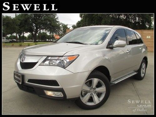 2010 acura mdx technology navigation heated seats bluetooth 1-owner warranty hid