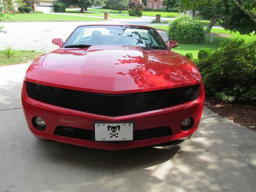 2012 chevrolet convertible camero victory red