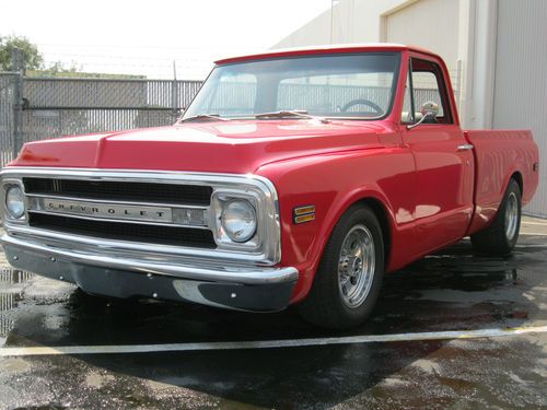 1969 chevrolet c10 pickup base 5.7l short box frame off resto mod