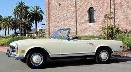 1 owner since 1969 full service records blue cal plates 280sl pagoda solid 70
