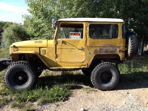 1978 fj40 toyota landcruiser spring-over lift, saginaw steering