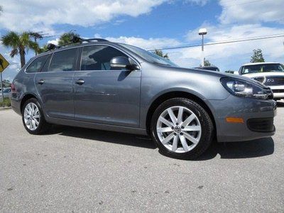 2012 VW Jetta TDI Sport Wagon, Leather, One Owner Local Sw Florida Trade, image 2