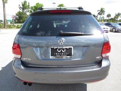 2012 VW Jetta TDI Sport Wagon, Leather, One Owner Local Sw Florida Trade, image 5