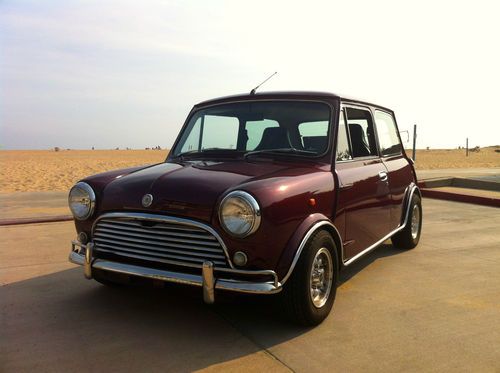 1970 morris mini rhd maroon 1100k restored cooper