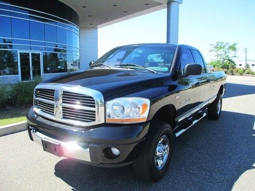 2006 dodge ram 2500 laramie 4x4 quad cab hemi 8 foot bed black loaded