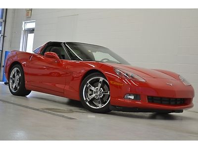 09 chevrolet corvette 3lt pkg navigation heated seats auto leather coupe exhaust