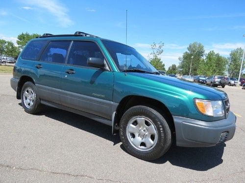 1998 subaru forester l wagon awd 2.5 automatic reman motor 2 owner orig cond