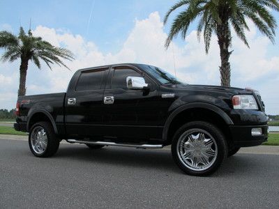 Ford f150 supercrew 4-wheel drive fx4 leather - loaded - chrome pkg - clean!!
