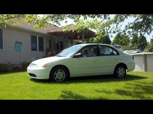 2002 honda civic lx automatic 4-door sedan no reserve