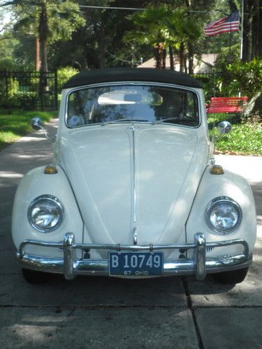 Classic original 1967 vw beetle conv. excellent cond.
