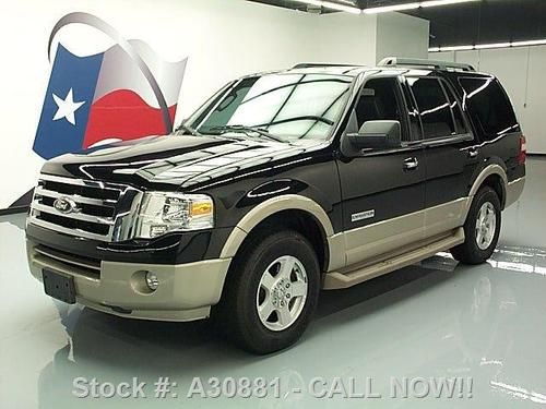 2008 ford expedition eddie bauer 8 pass dvd leather 65k texas direct auto