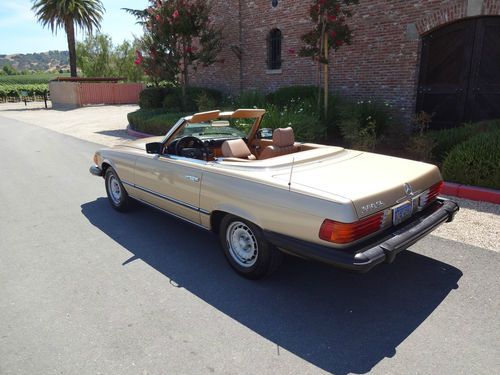 1985 MERCEDES 380SL CONVERTIBLE CALIFORNIA CAR NO RUST EXCELLENT, image 6