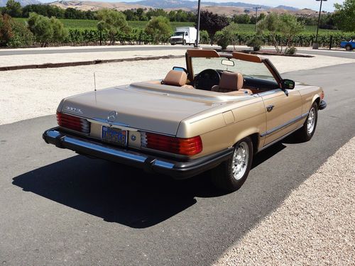 1985 MERCEDES 380SL CONVERTIBLE CALIFORNIA CAR NO RUST EXCELLENT, image 7