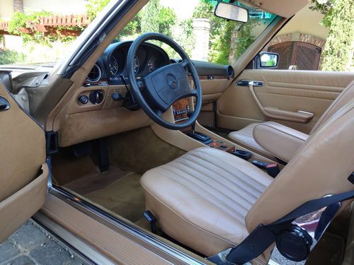 1985 MERCEDES 380SL CONVERTIBLE CALIFORNIA CAR NO RUST EXCELLENT, image 8