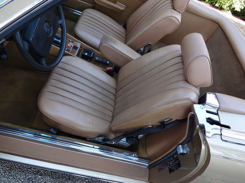 1985 MERCEDES 380SL CONVERTIBLE CALIFORNIA CAR NO RUST EXCELLENT, image 9
