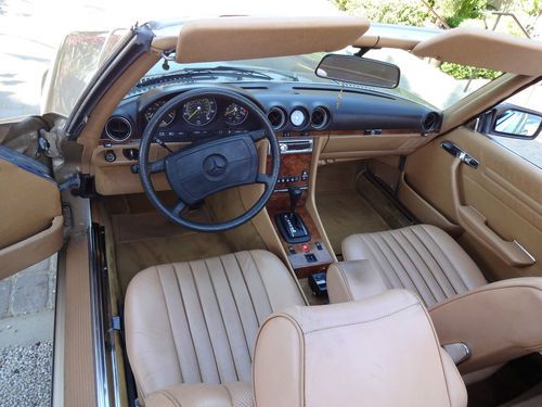 1985 MERCEDES 380SL CONVERTIBLE CALIFORNIA CAR NO RUST EXCELLENT, image 10