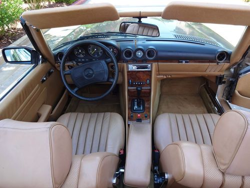1985 MERCEDES 380SL CONVERTIBLE CALIFORNIA CAR NO RUST EXCELLENT, image 12