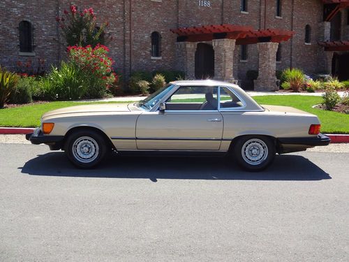 1985 MERCEDES 380SL CONVERTIBLE CALIFORNIA CAR NO RUST EXCELLENT, image 14