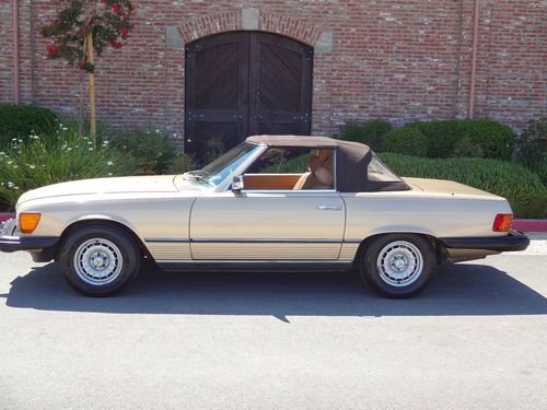 1985 MERCEDES 380SL CONVERTIBLE CALIFORNIA CAR NO RUST EXCELLENT, image 19