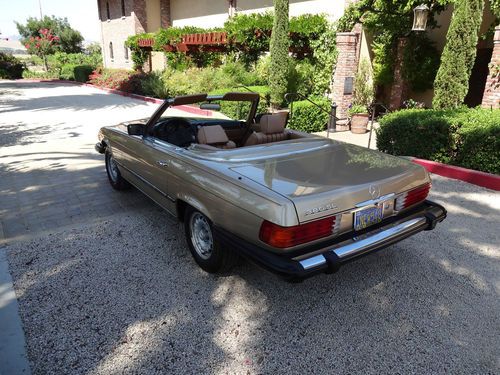 1985 MERCEDES 380SL CONVERTIBLE CALIFORNIA CAR NO RUST EXCELLENT, image 21
