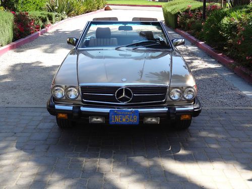 1985 MERCEDES 380SL CONVERTIBLE CALIFORNIA CAR NO RUST EXCELLENT, image 22