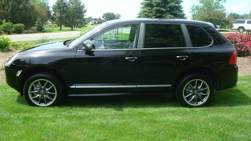 2006 porsche cayenne s sport utility 4-door 4.5l titanium edition black titanium