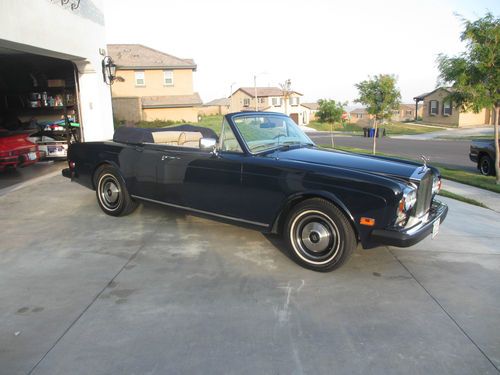 1984 rolls royce corniche base convertible 2-door 6.7l